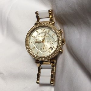 Michael Kors Watch Parker Gold Glitz Quartz
